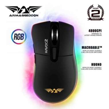 MOUSE GAMING ARMAGEDDON HAVOC 2 RGB HUANO SWITCH