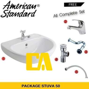 WASTAFEL STUDIO 50 SET KOMPLIT AMERICAN STANDARD