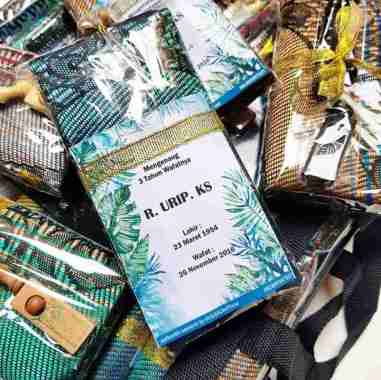 Tambahan Kartu Ucapan Custom / Sisipan Alquran Saku ucapan Terima Kasih Mengenang Tahlil Tasyakuran 