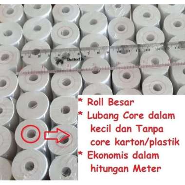 Kertas Thermal 57 x 30 printer kasir POS bluetooth android per Rol