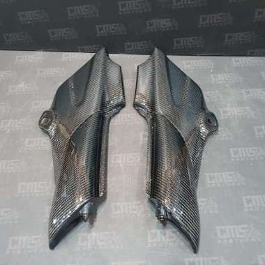 Cover Tutup Aki Set Kanan Kiri Part Original Carbon Kevlar Ninja R Ori