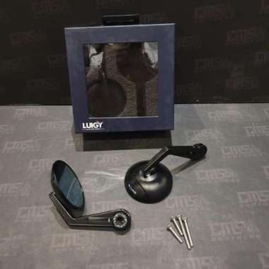 Spion Jalu Bar end Mirror Luigy Bulat Vespa Sprint Primavera Hitam