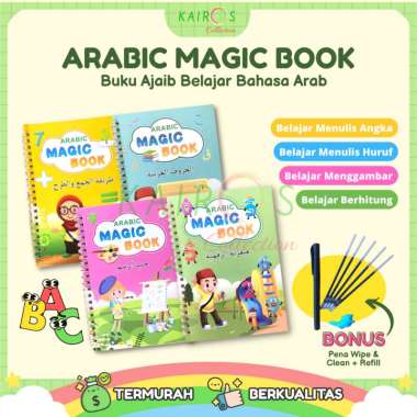 Magic Book Arabic English Buku Ajaib Belajar Hijaiyah Bahasa Inggris
