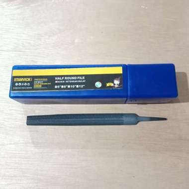 KIKIR 1/2 BULAT STAMVICK 6" / KIKIR SETENGAH BULAT 6INCH / HALF ROUND