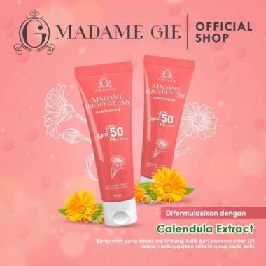 Madame Gie Madame Protect Me Sunscreen SPF 30 / 50 PA +++ With Calendula - Sunblock SPF50 PA +++