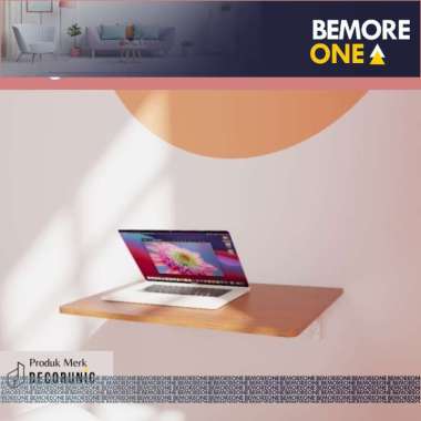 Meja Laptop lipat dinding minimalis 60x40 cm / meja tulis tempel tembok / Siku Lpat Engsel Bracket B