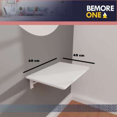 Meja Laptop lipat dinding minimalis 60x40 cm / meja tulis tempel tembok / Siku Lpat Engsel Bracket B