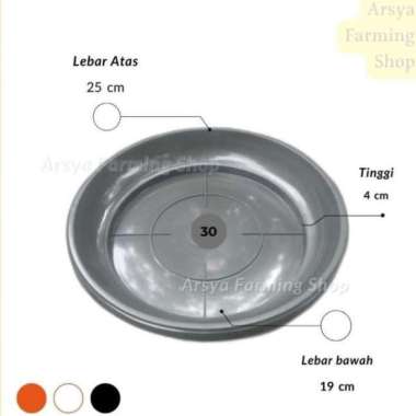 Alas Pot / Tatakan Pot 30 Cm Hitam