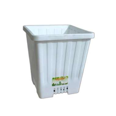 Pot Bunga Yogap Kotak Ypk 15 - Pot Yogap Kotak Putih