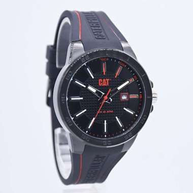 CATERPILAR CC,161,21,118 - Jam Tangan Pria Analog ORIGINAL - Rubber