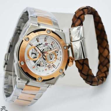 CHRONOFORCE CF 5297MRC - Jam Tangan Pria Original - Silver Rose