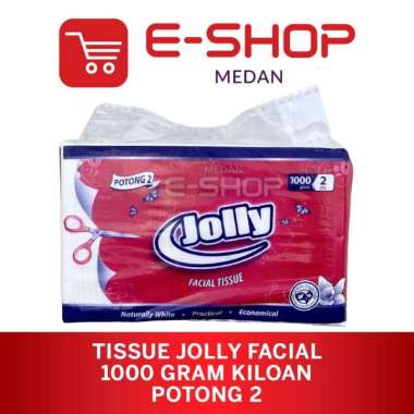 Tisu Tissue Jolly Facial /Muka 1000 gram 1000gram 2ply Potong 2 Kiloan