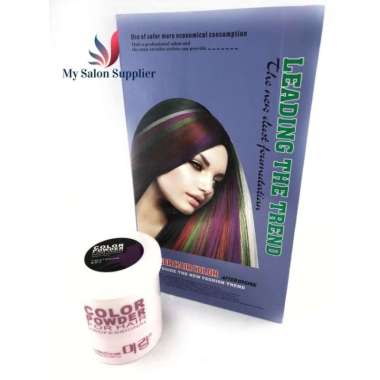 Color Powder Korea Professional Bleaching Cat Rambut Biru
