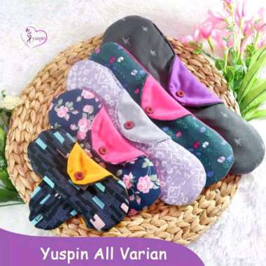 Pembalut Kain Yuspin Day Night Pagi Malam Panjang Pantyliner 23 30 35 cm Cuci Ulang Ecer Satuan