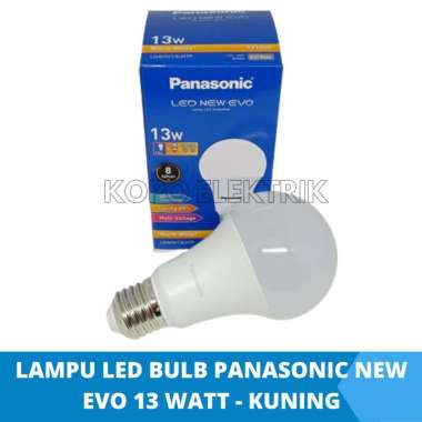Lampu LED Bulb Panasonic New Evo 13 Watt kuning