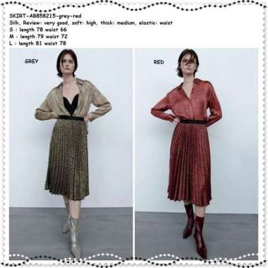 AB858215 Rok Panjang Midi Skirt Leopard Macan Wanita Korea Import