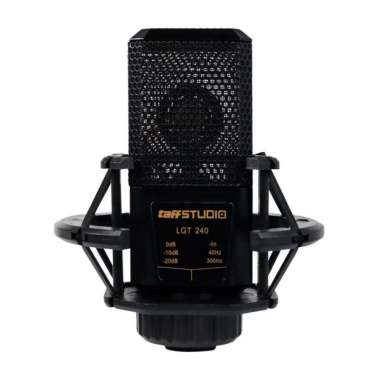 TaffSTUDIO GMark Microphone Condenser Professional Recording - LGT240 Hitam