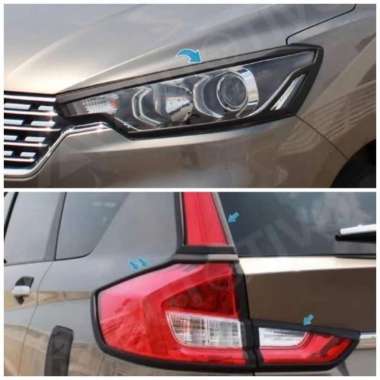 Paket Garnish Lampu depan belakang All new Ertiga 2018 hitam 2019 2020