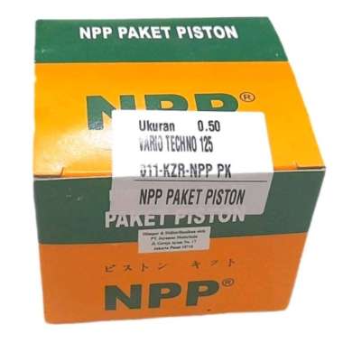Piston kit HONDA VARIO TECHNO 125 os ukuran 0,50 50NPP paket piston untuk vario techno 125