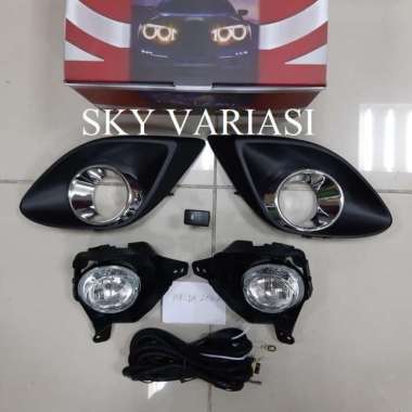 Fog Lamp Foglamp Lampu Kabut Mobil Mazda 2 2010 2011 2012 2013 2014 Black