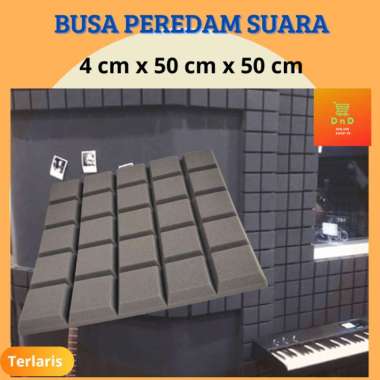 Peredam Suara Ruangan-Square-Kotak 4cmx50cmx50cm Busa peredam suara