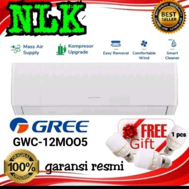 AC GREE 12MOO5 1 1/2 PK + PASANG INSTALASI