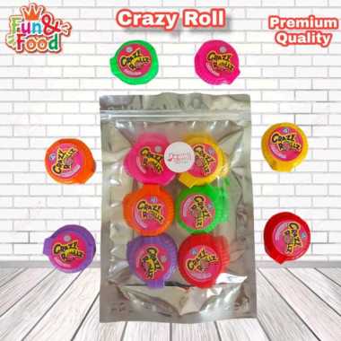Bubble Gum Crazy Roll Permen Karet Roll Kualitas Premium