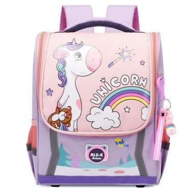 TAS RANSEL ANAK BALITA PAUD TK SEKOLAH COWOK CEWEK UNICORN DINOSAURUS Pony Pink Ungu