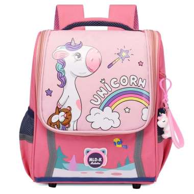 TAS RANSEL ANAK BALITA PAUD TK SEKOLAH COWOK CEWEK UNICORN DINOSAURUS Pony RosePink