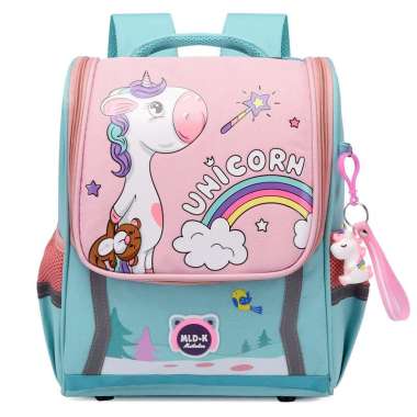 TAS RANSEL ANAK BALITA PAUD TK SEKOLAH COWOK CEWEK UNICORN DINOSAURUS Pony Pink Green