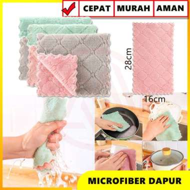 KAIN LAP ANTI MINYAK MICROFIBER 27X16 LAP PIRING LAP MICROFIBER DAPUR