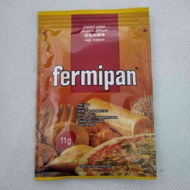 1 Dus = 4 sachet FERMIPAN RAGI SACHET 11GR - FERMIPAN INSTANT DRY YEAST 11G RAGI INSTAN FERMIPAN / R