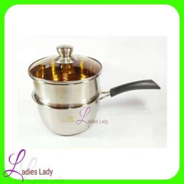 Lrh Dandang Kecil Panci Kukus Mini Kecil 18Cm Stainless Steel