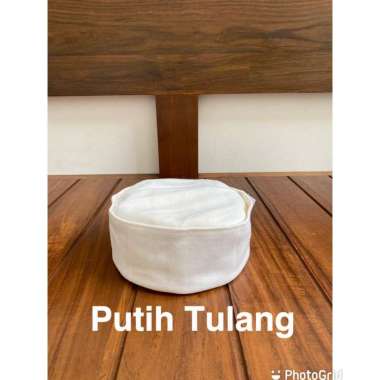 peci dewasa atau remaja warna putih tulang harga terjangkau kualitas bagus motif polos 11