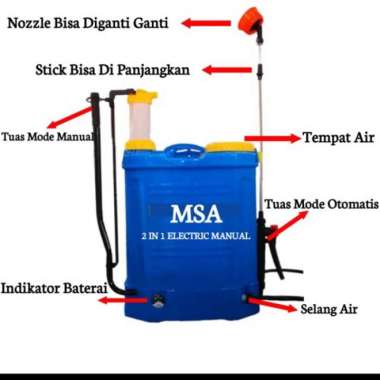 SPRAYER ELEKTRIK DISINFEKTAN ALAT SEMPROT TANAMAN HAMA 16Liter