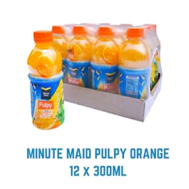 Minute Maid Pulpy Orange 1 Carton Isi 12 Pc x 300 Ml