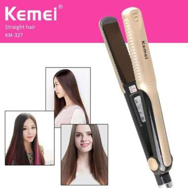 Kemei 327 Catokan Pelurus Rambut Hair Straightener
