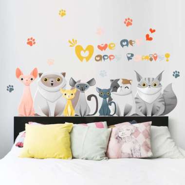 Wall Stiker Dinding Rumah 11 Motif Kartun / Wallpaper / Sticker Dinding / Pengukur Tinggi Badan / Uk