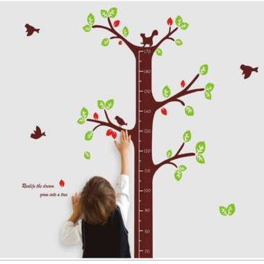 Wall Stiker Dinding Rumah 11 Motif Kartun / Wallpaper / Sticker Dinding / Pengukur Tinggi Badan / Uk