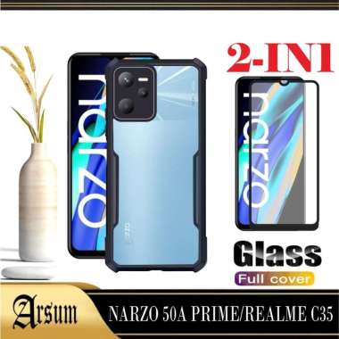 PROMO Case REALME NARZO 50A PRIME , REALME C35 Transparan Softcase Casing REALME NARZO 50A PRIME , R