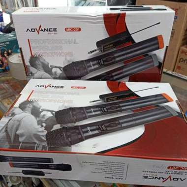 microphone wireless advance 201 vokal 2 mic