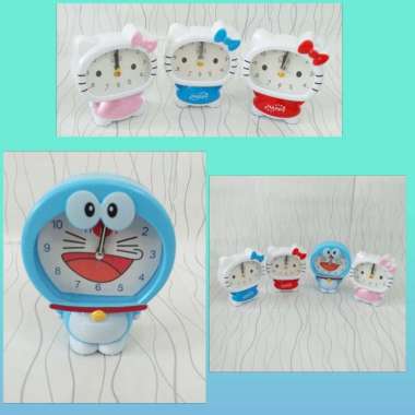 Jam Meja Alarm Clock Karakter Kitty Doraemon RY / Jam Weker Beker