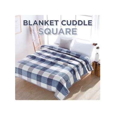 Goto Cuddle Blanket Selimut Dewasa Bulu Tebal Halus Lembut Karakter SQUARE