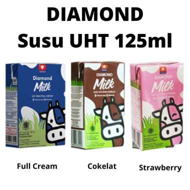 Promo Harga Diamond Milk UHT Chocolate 125 ml - Blibli