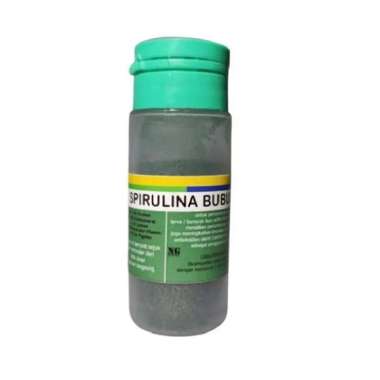 Spirulina Bubuk Powder pakan ikan hias louhan cupang koi