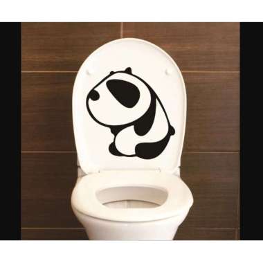 Hiasan Stiker Closet Panda Lucu Cutting Sticker Walldecor Wallstiker