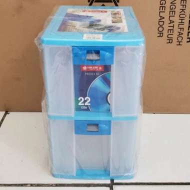 RAK LACI CD DVD 2 SUSUN LION STAR PRESSA XL 2 PR-22 TERBAIK Multicolor