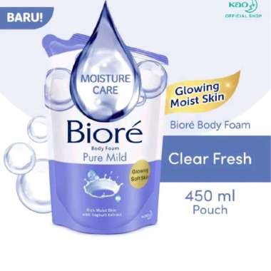 Promo Harga Biore Body Foam Beauty Pure Mild 450 ml - Blibli