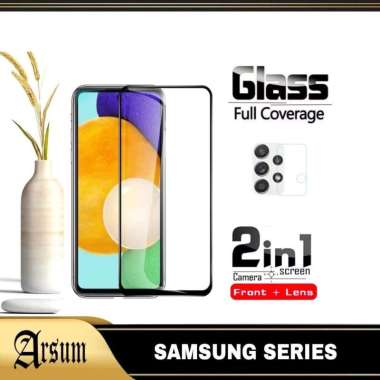 Tempered Glass Layar Hp Samsung A52s 5G, A52 5G + Lensa Camera ( Full Screen Full Lem ) 2IN1 SAMSUNG