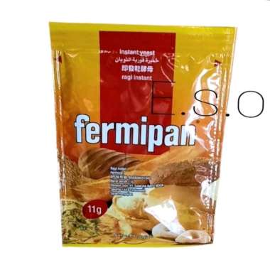 fermipan 11gr - ragi instan - ragi roti